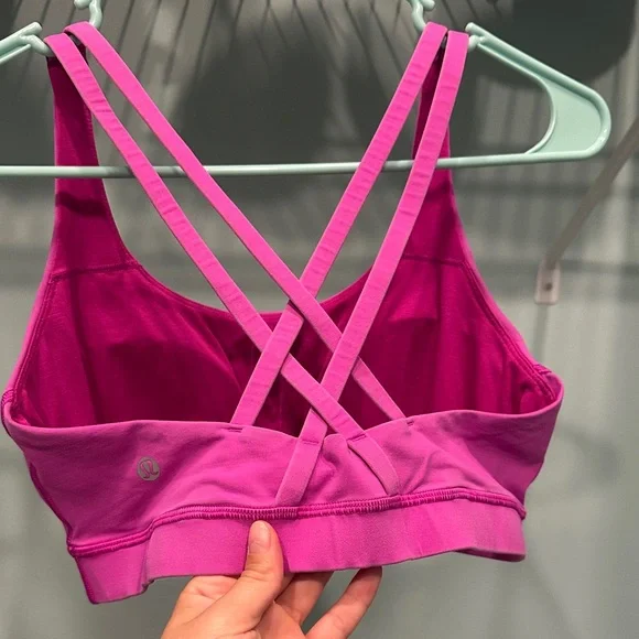 Lululemon Pink Women's Sports Bra - Picture 4 of 7